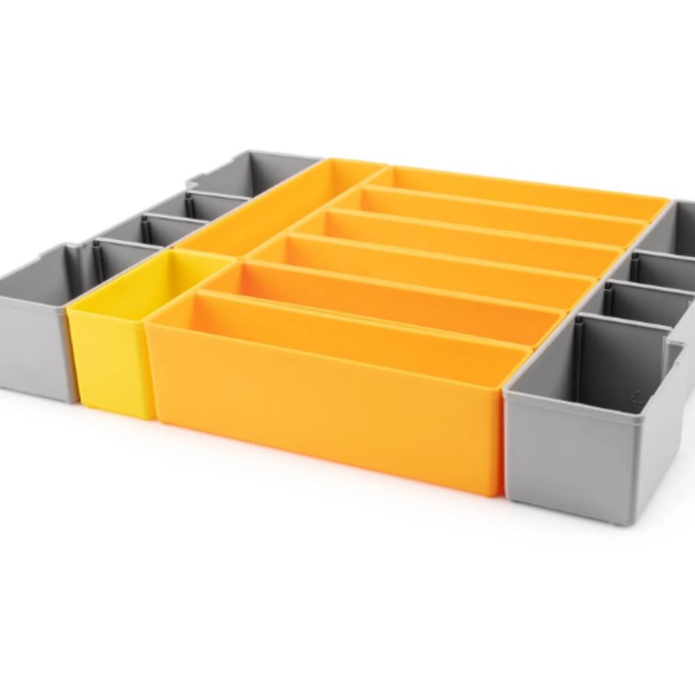 Organizer Bin Set for Shallow Stacking Tool Box, L-BOXX 1  (10-Piece)